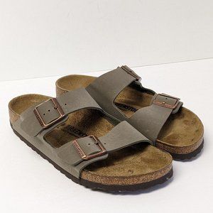 Birkenstock Arizona Slide Sandals, Stone, Women's 11 Narrow (EU 42)